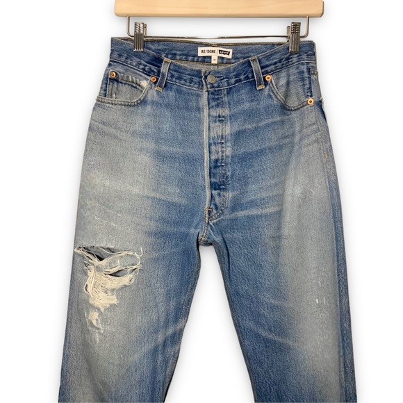LEVI’S x RE/DONE Vintage High Rise Mom Jean (Size 27) - Picture 2 of 16